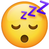 WhatsApp sleeping face