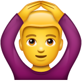 WhatsApp man gesturing OK