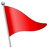 WhatsApp triangular flag