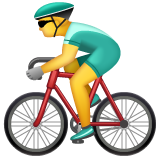 WhatsApp man biking