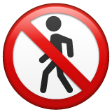 WhatsApp no pedestrians