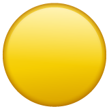 WhatsApp yellow circle