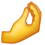 WhatsApp pinched fingers