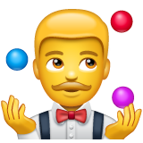 WhatsApp person juggling