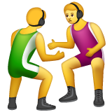 WhatsApp men wrestling