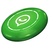 WhatsApp flying disc