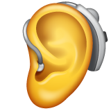 WhatsApp ear with hearing aid