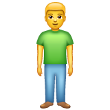 WhatsApp 站着的男人