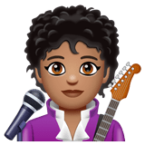 WhatsApp singer: medium skin tone