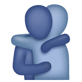 WhatsApp people hugging