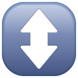WhatsApp up-down arrow