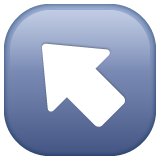 WhatsApp up-left arrow