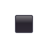 WhatsApp black small square