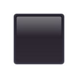 WhatsApp black medium-small square