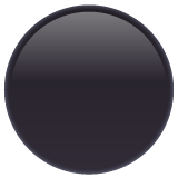 WhatsApp black circle