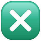 WhatsApp 叉号