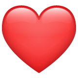 WhatsApp red heart